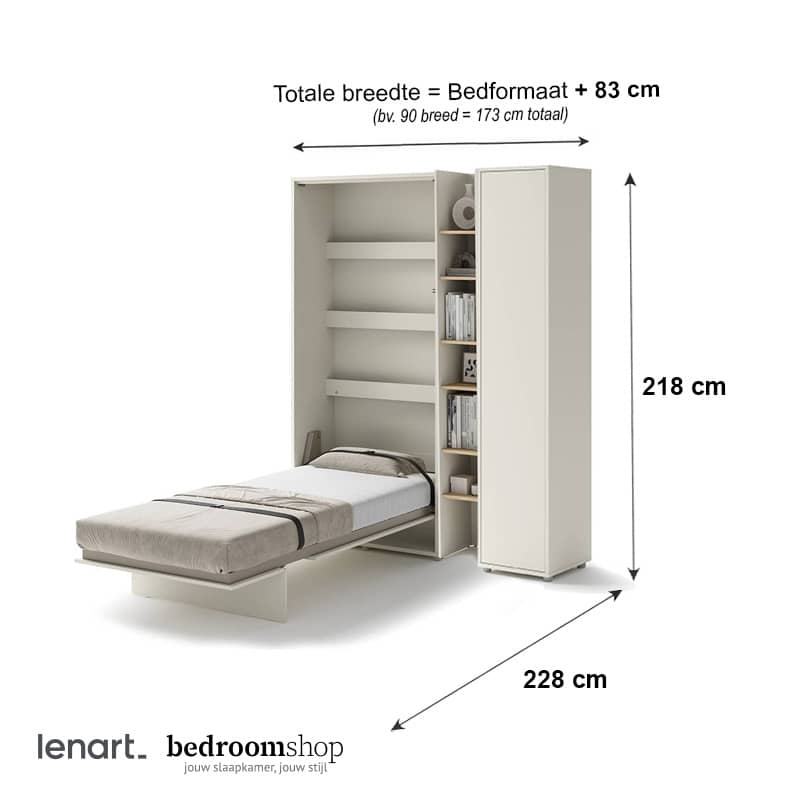 Elevation 1-persoons opklapbed Comfort