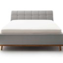 Stoffen bed grijs