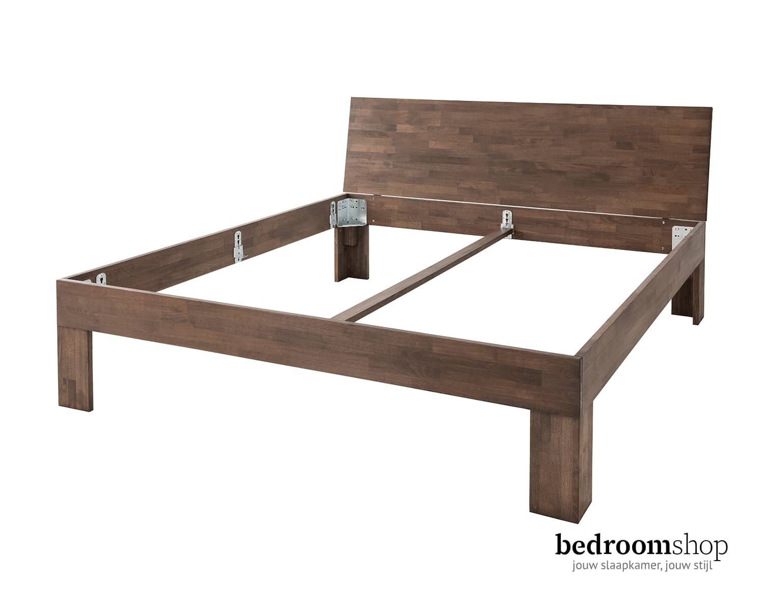 Mokka bed houten hoofdbord Mokka bed houten hoofdbord
