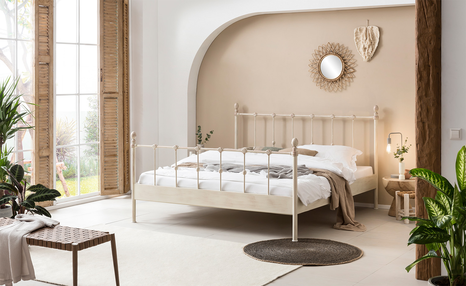 Metalen bed Florence
