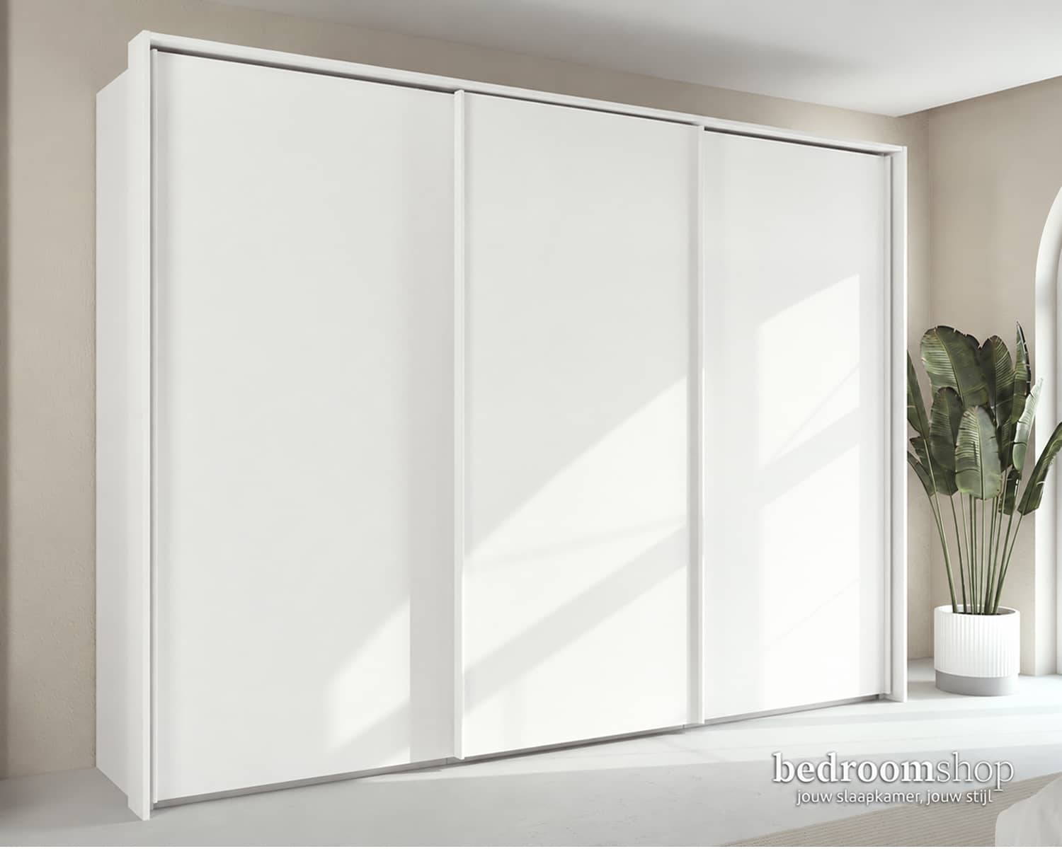 Witte kledingkast 300cm Witte kledingkast 300cm