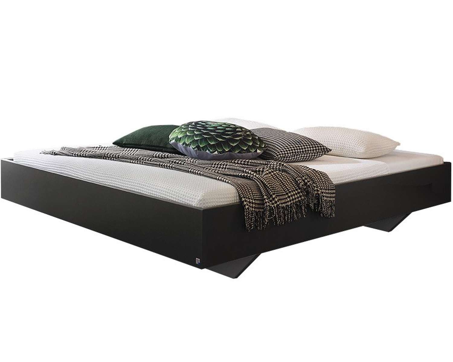 Tweepersoonsbed grijs metallic Tweepersoonsbed grijs metallic
