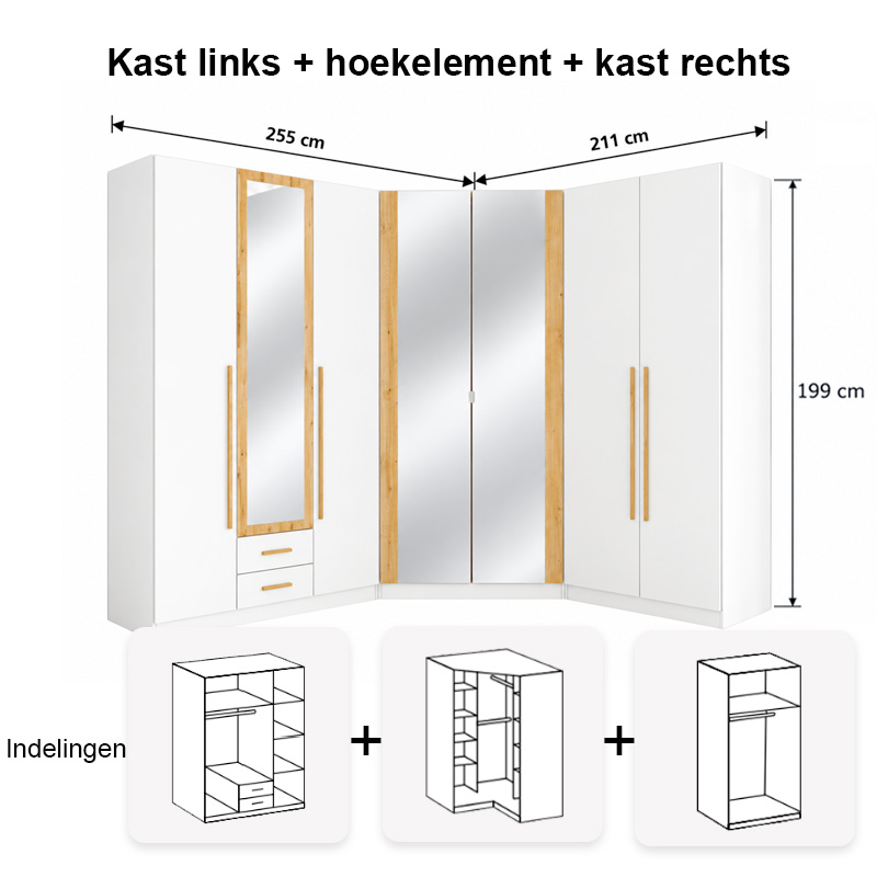 Hoekkast op maat