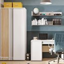 Kledingkast bureau en kast