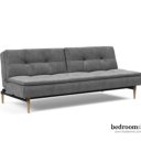 Grijze slaapbank 200 cm zitoppervlak