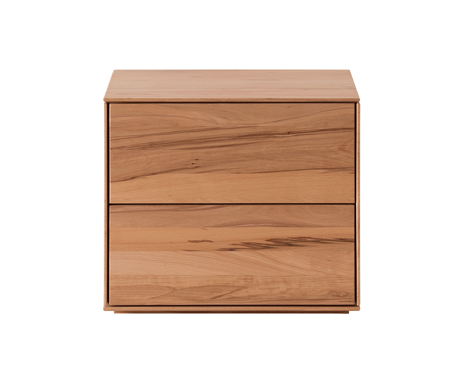 Nachtkastje kern beuken 2 lades Nachtkastje kern beuken 2 lades
