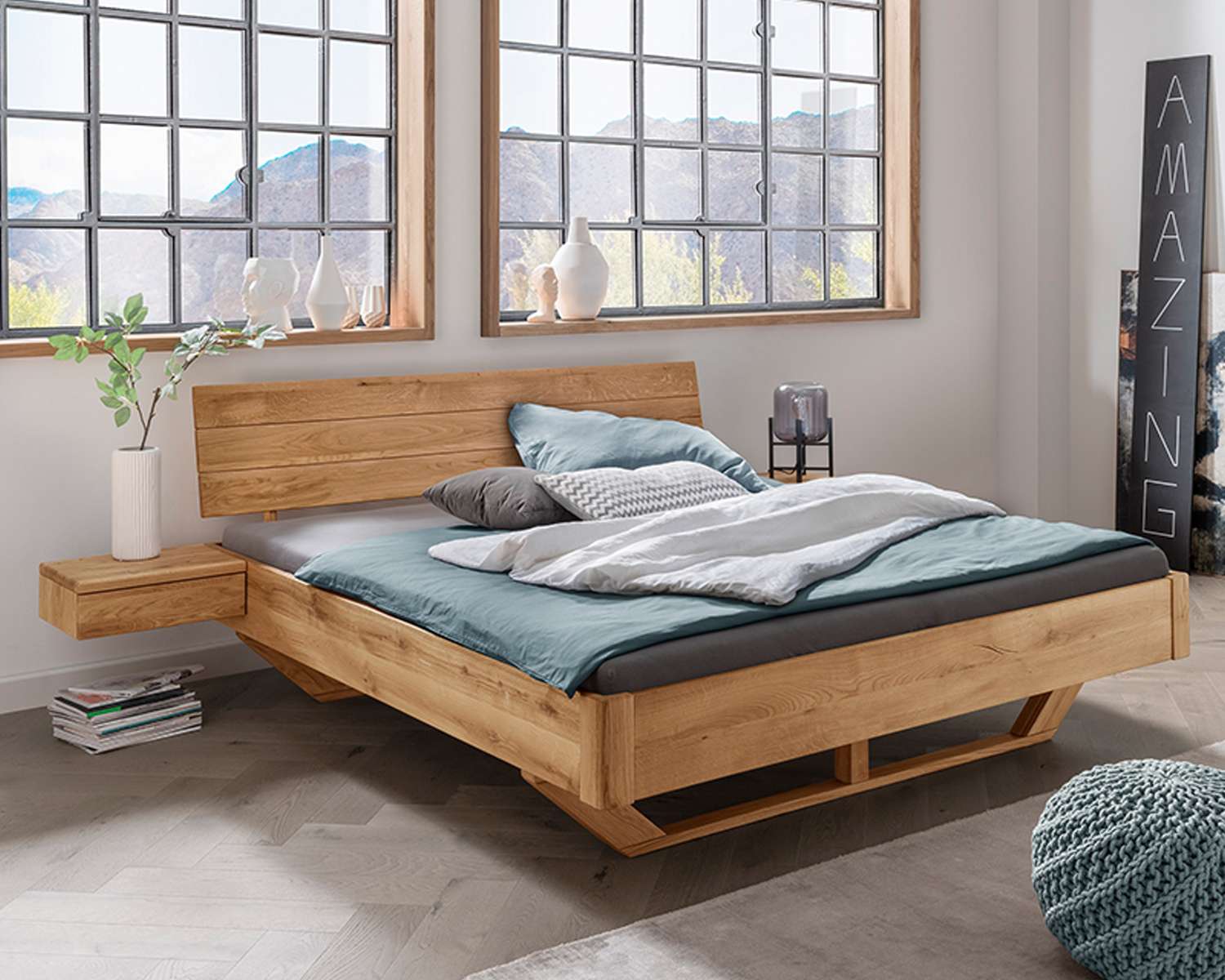 Massief houten bed Wellston Massief houten bed Wellston