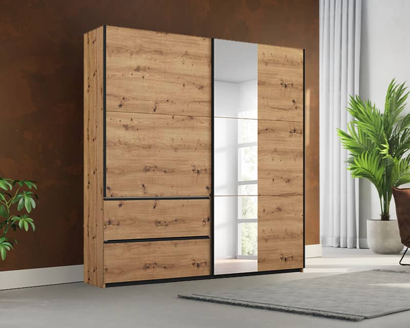 Goedkope kledingkast hout