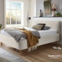 Creme-kleurig bed 160x200