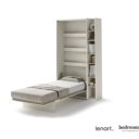 90 breed opklapbed met boekenkast