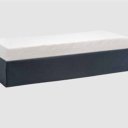 Logeerbed met de uitstraling van een boxspring royaal blauw