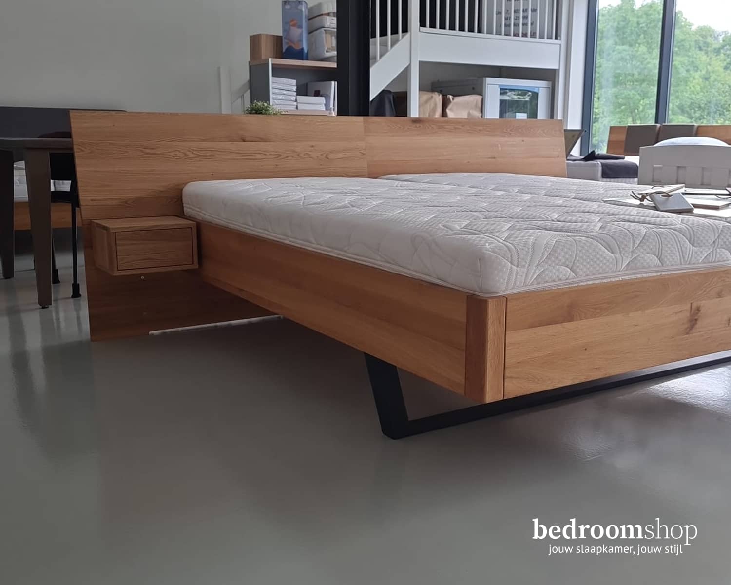 Houten eiken bed glasgow