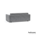 Slaapbank grijs achterkant