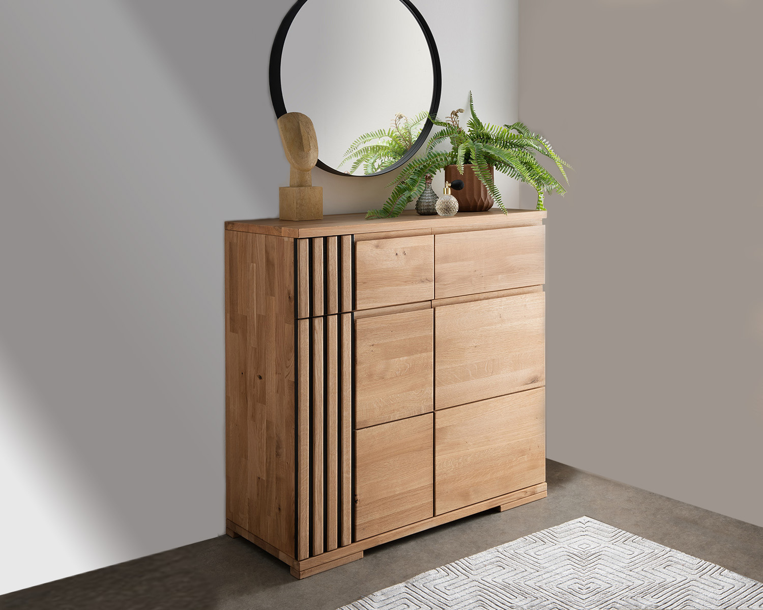 Moderne commode lamellen