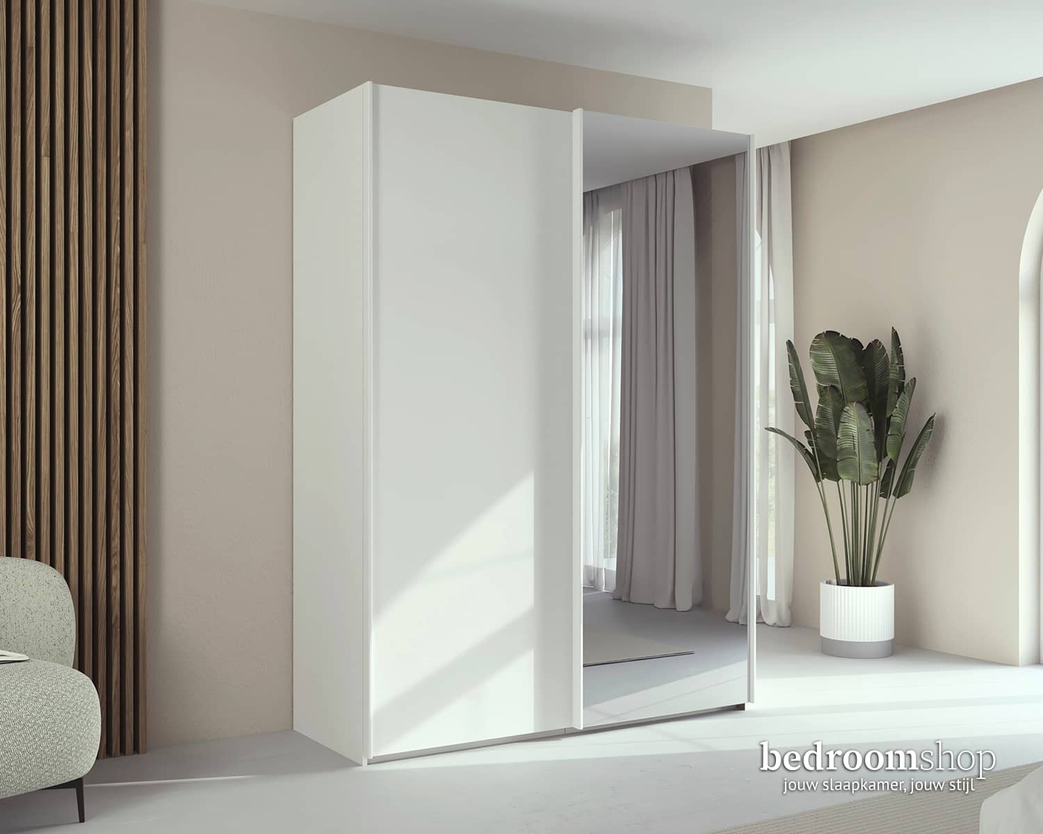 Witte kast 160 cm Witte kast 160 cm