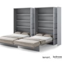 twijfelaar opklapbedden grijs