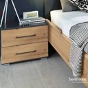 Detail nachtkastje San Diego artisan eiken