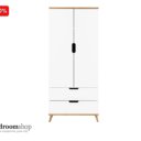 Kinderkast 2-deurs wit