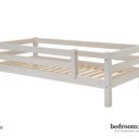 Wit kinderbed met uitvalbeveiliging