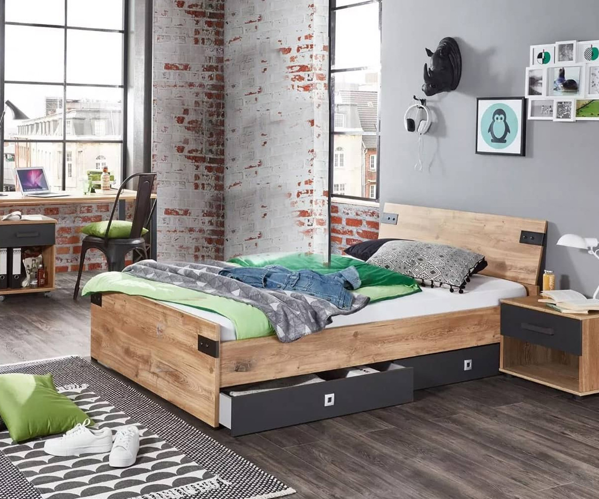 Tienerkamer bed San Antonio