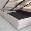 Stoffen bed met opslagruimte