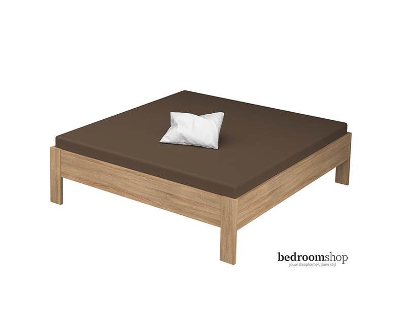 eiken hout bed 180x200