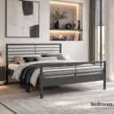 Metalen tweepersoonsbed