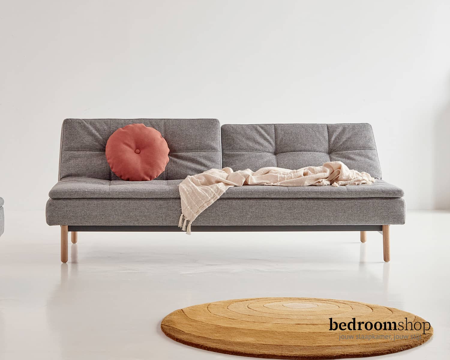Grijze slaapbank