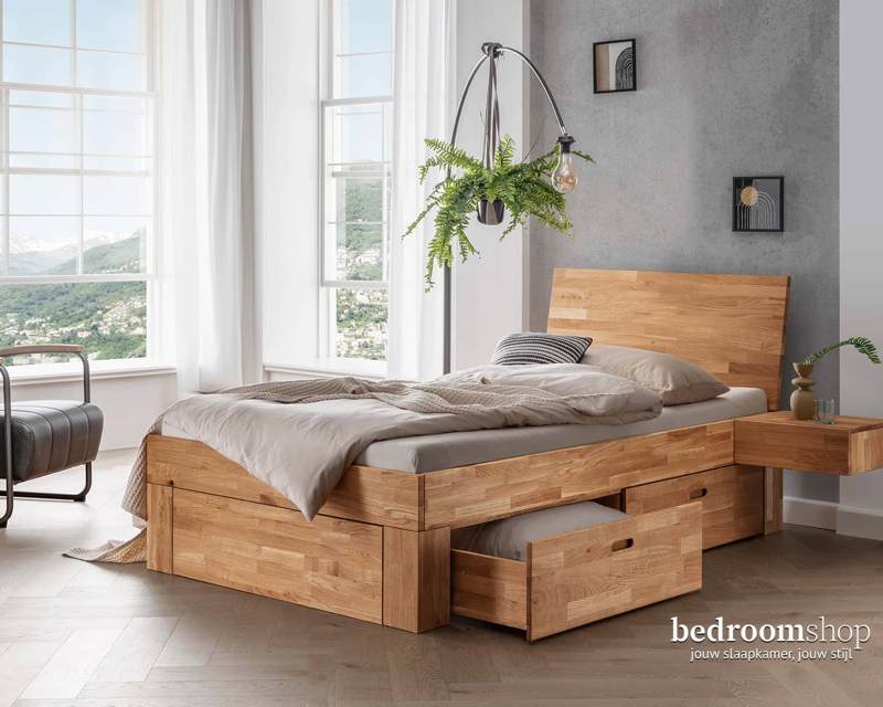 120x200 houten bed