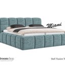 Miami wolkenbed blauwgroen stof