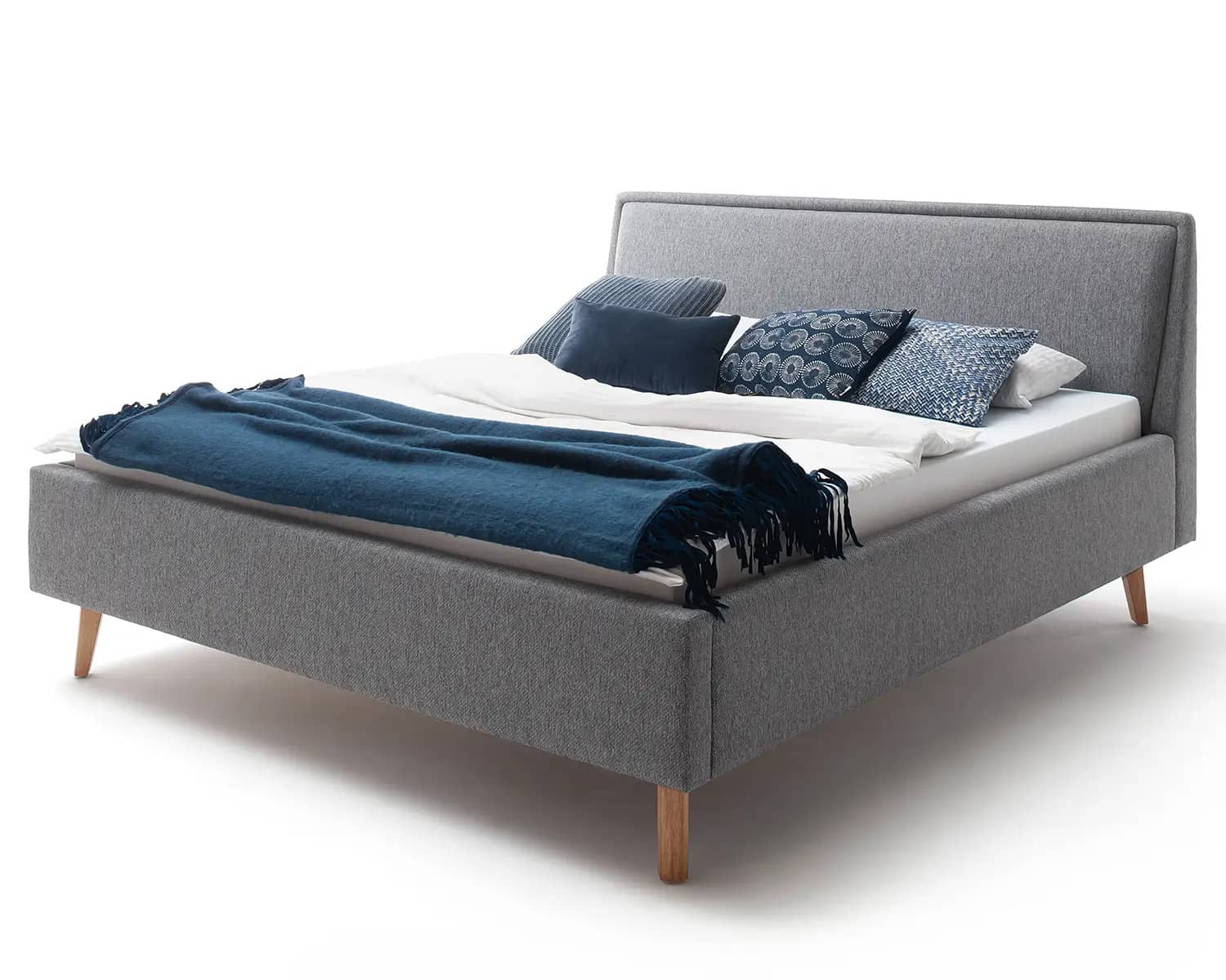 Grijs bedframe Grijs bedframe