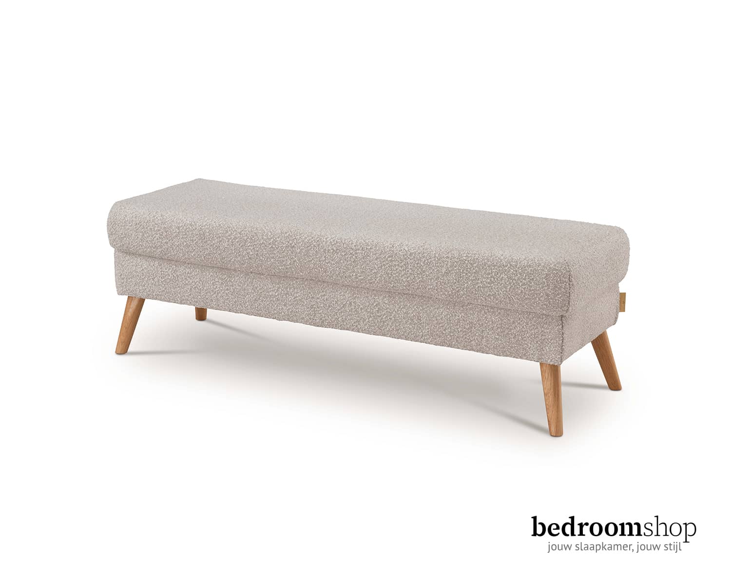 Luxe bedbank - Pearl stof