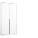 2 deurs witte kledingkast